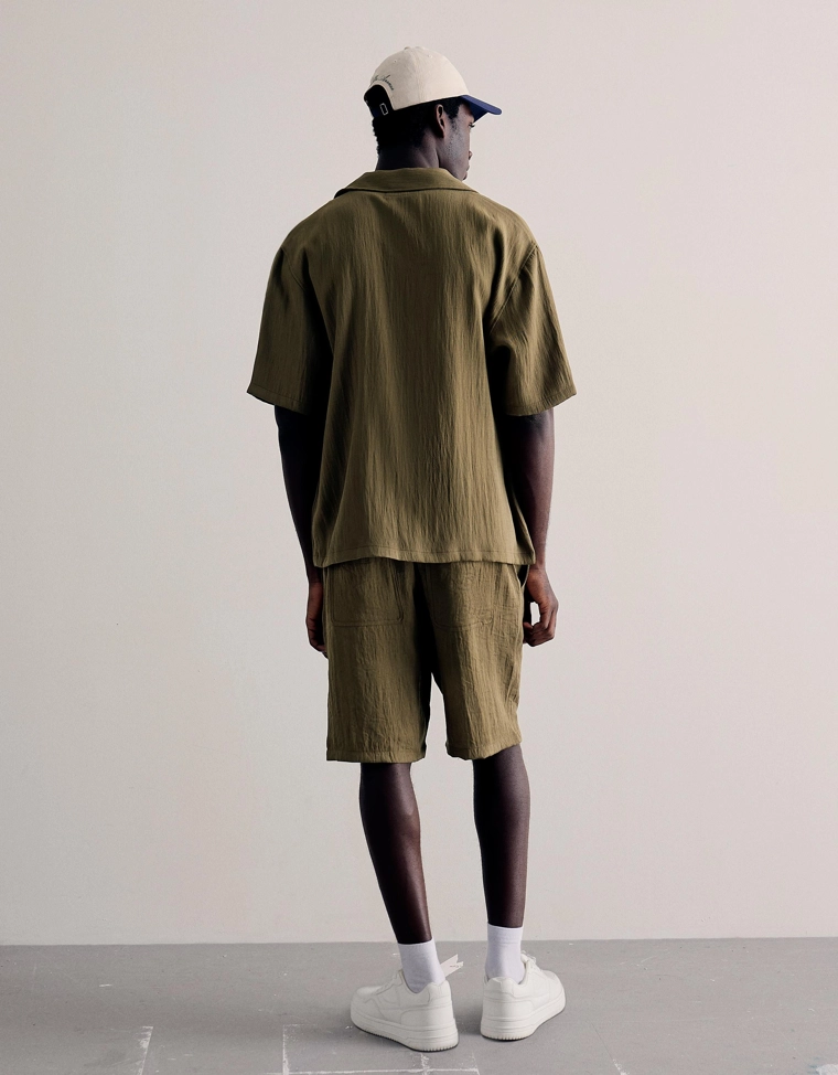 Шорты-джоггеры в стиле рустик