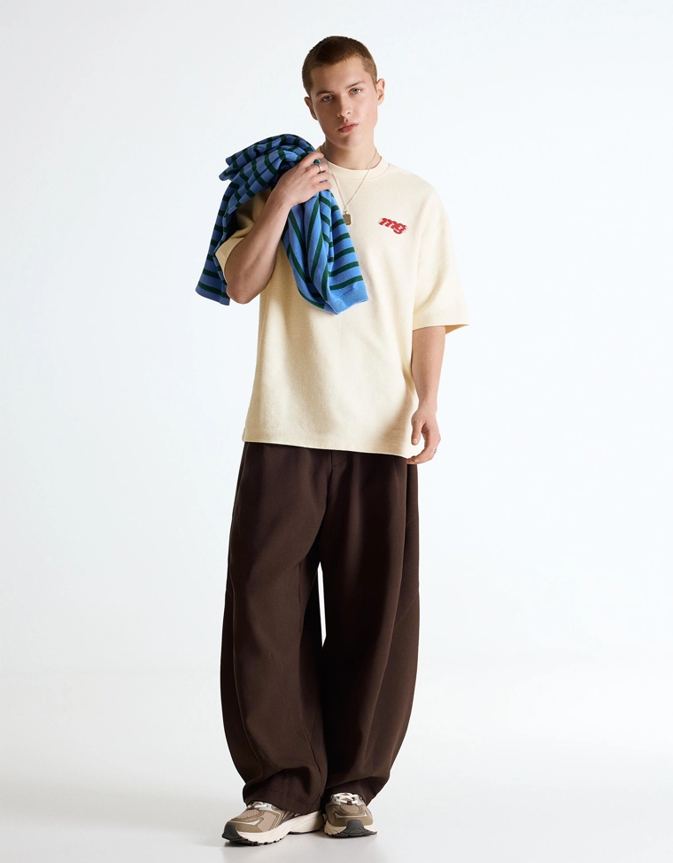 Футболка из мягкой ткани с принтом