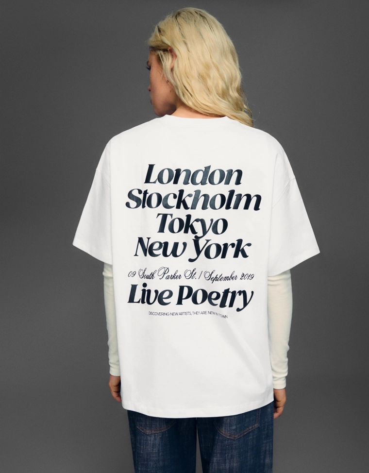 Футболка с принтом