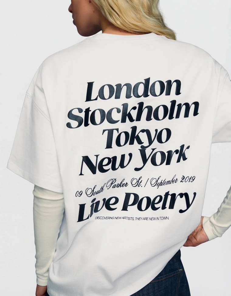 Футболка с принтом