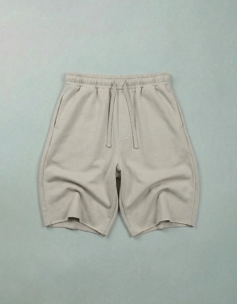 Шорты-бермуды свободного кроя с принтом