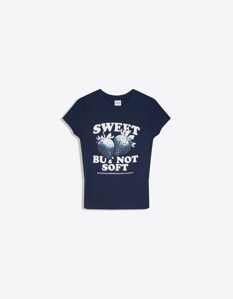 Футболка с короткими рукавами и принтом