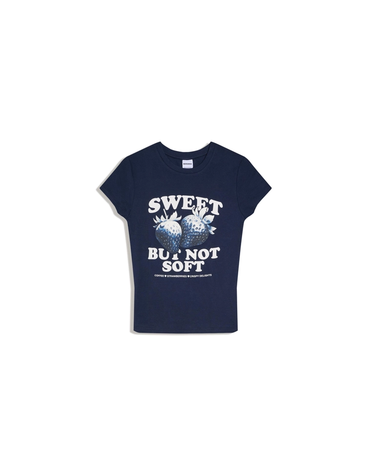 Футболка с короткими рукавами и принтом