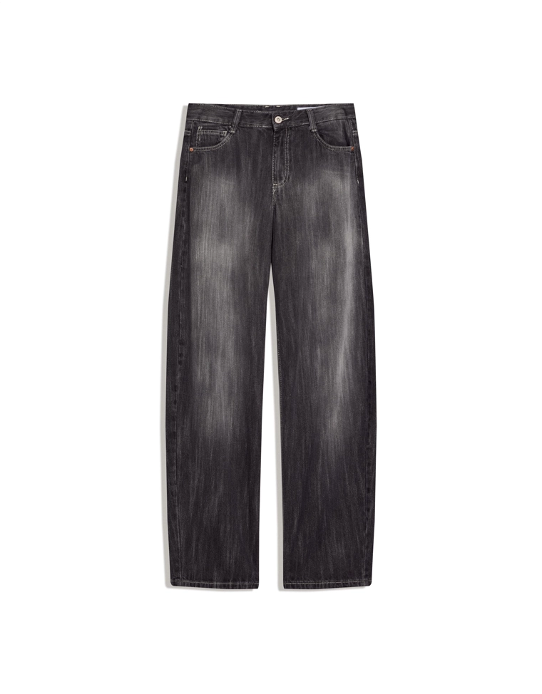 Джинсы barrel свободного кроя с низкой посадкой