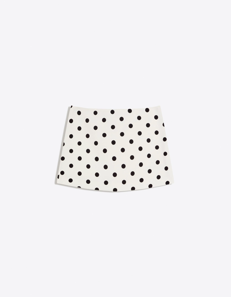 Юбка-шорты мини с пряжкой