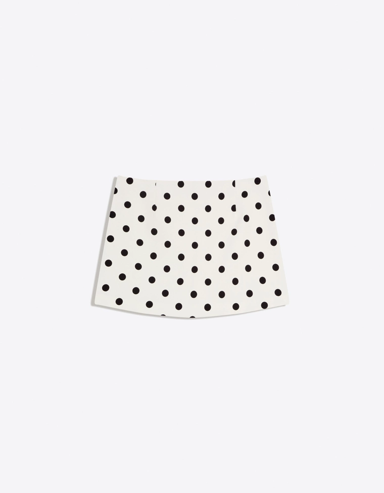 Юбка-шорты мини с пряжкой