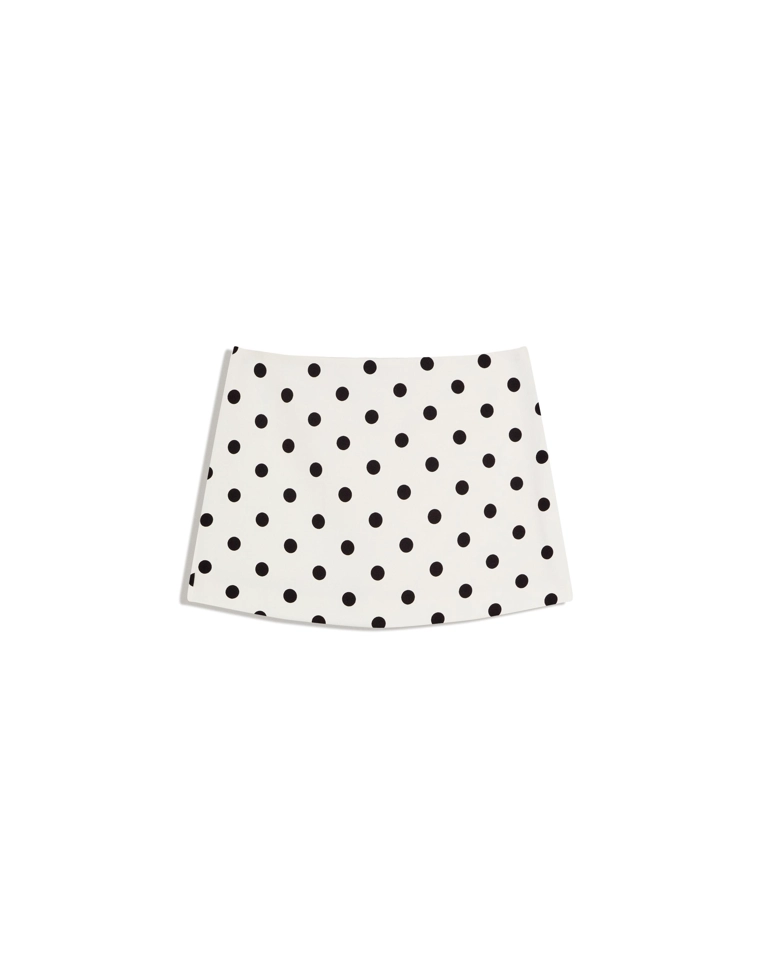 Юбка-шорты мини с пряжкой