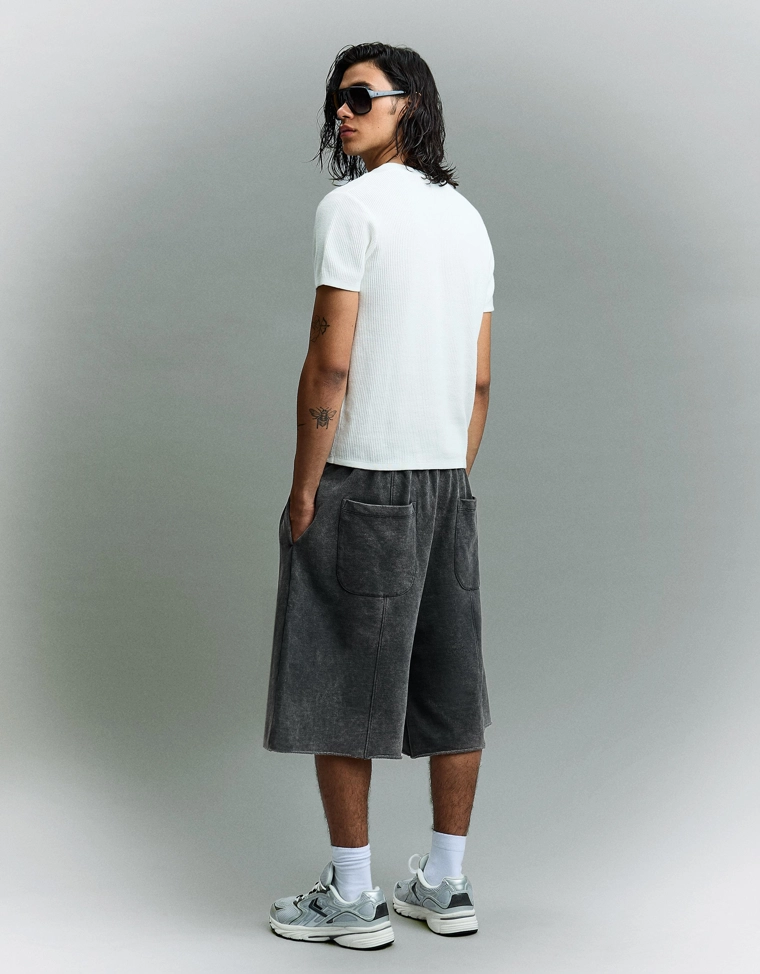 Шорты-джоггеры из мягкой ткани