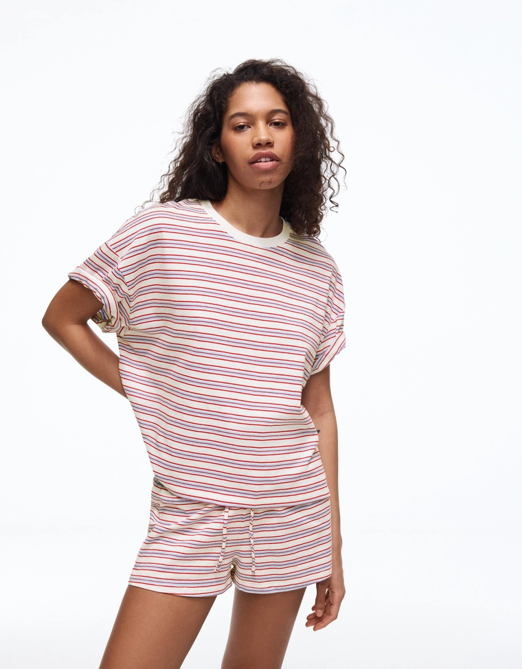 Шорты из мягкой ткани с эластичным поясом