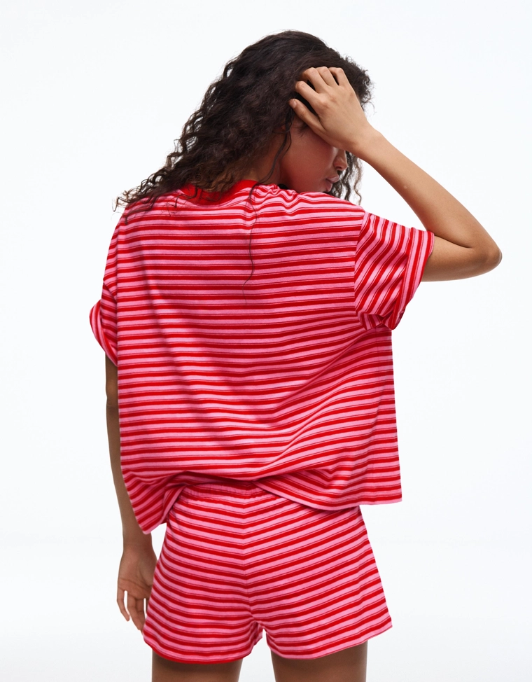 Шорты из мягкой ткани с эластичным поясом