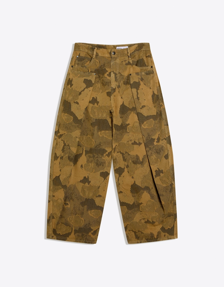 Брюки-бананы с принтом