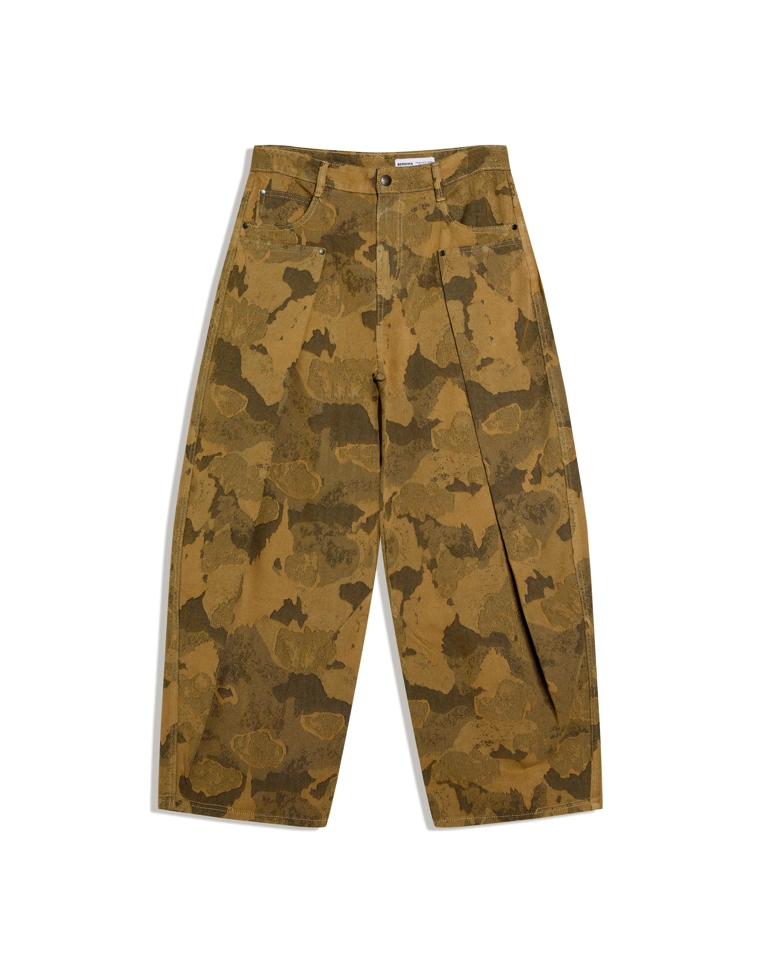 Брюки-бананы с принтом