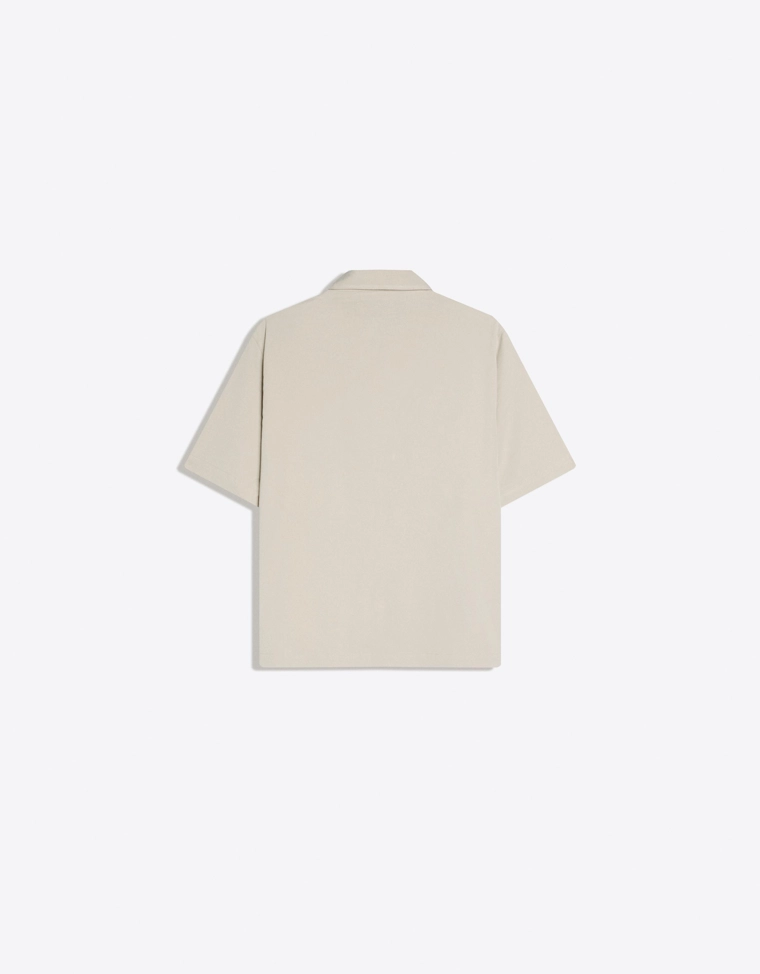 Fluid boxy short sleeve shirt