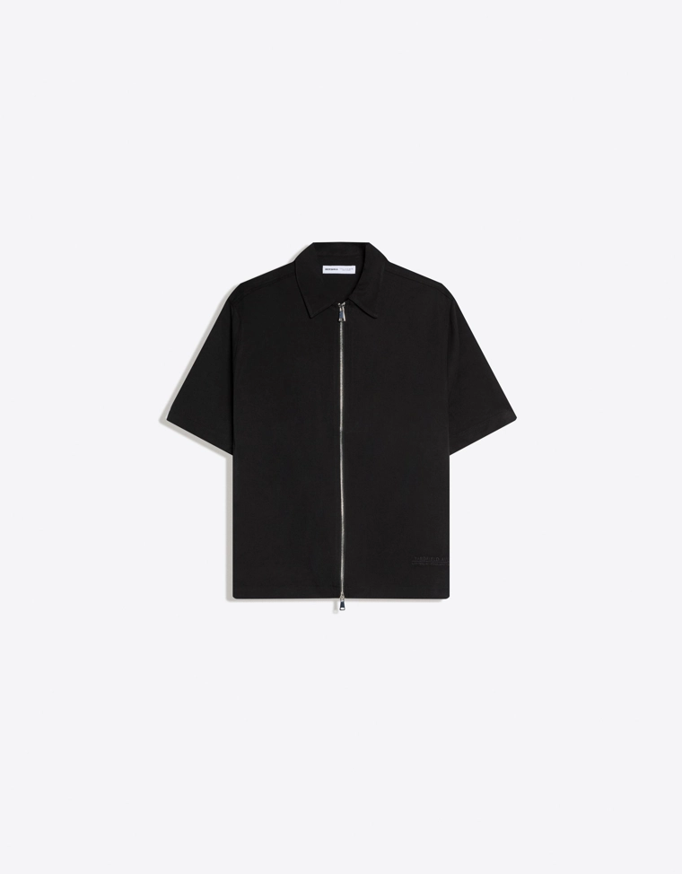 Fluid boxy short sleeve shirt