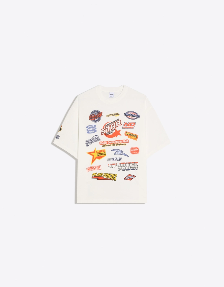 Футболка с принтом