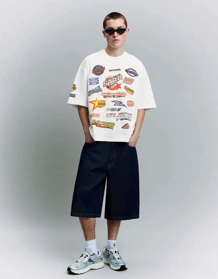 Футболка с принтом