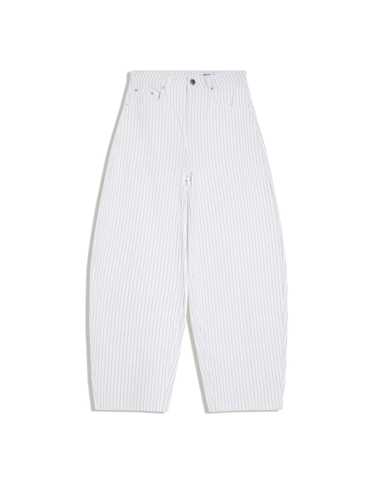 Брюки-бананы в полоску