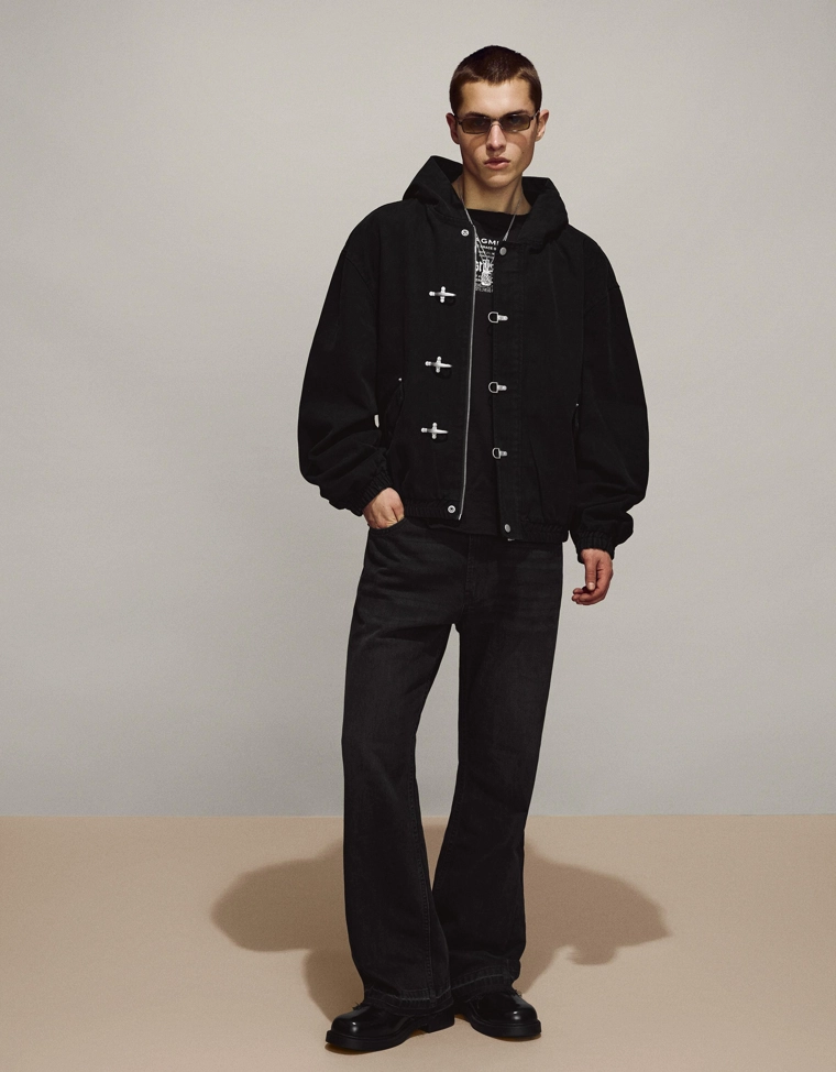 Куртка с застежками-тогглами