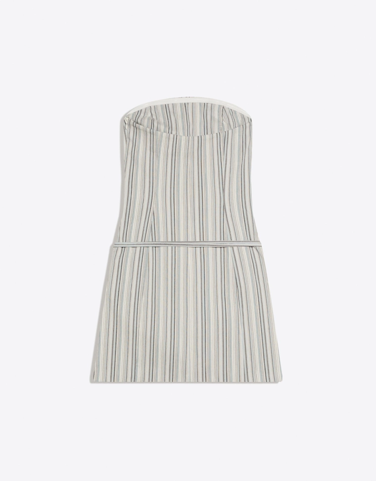 Платье мини с открытыми плечами