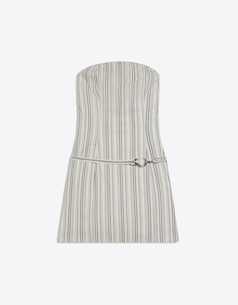 Платье мини с открытыми плечами