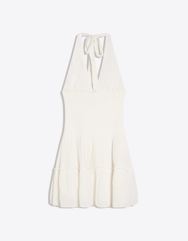 Мини-платье с воланами