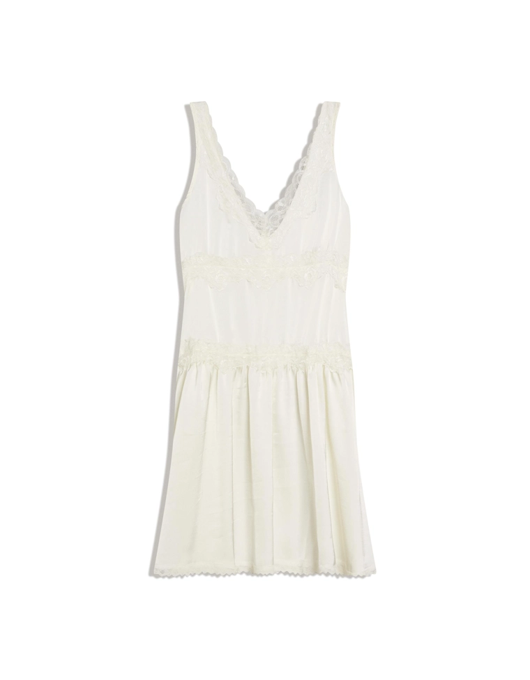 Мини-платье из сатина