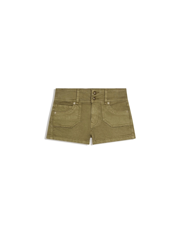 Джинсовые мини-шорты