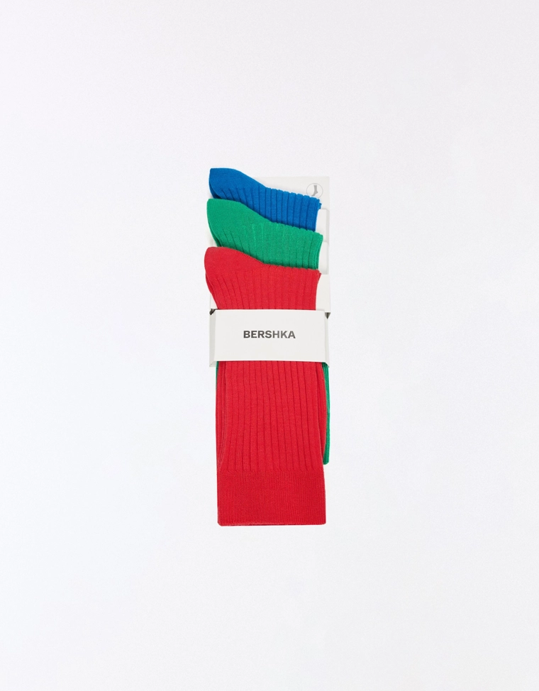 Набор из 3 пар носков разных цветов