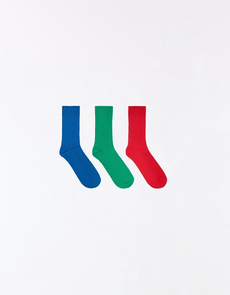 Набор из 3 пар носков разных цветов