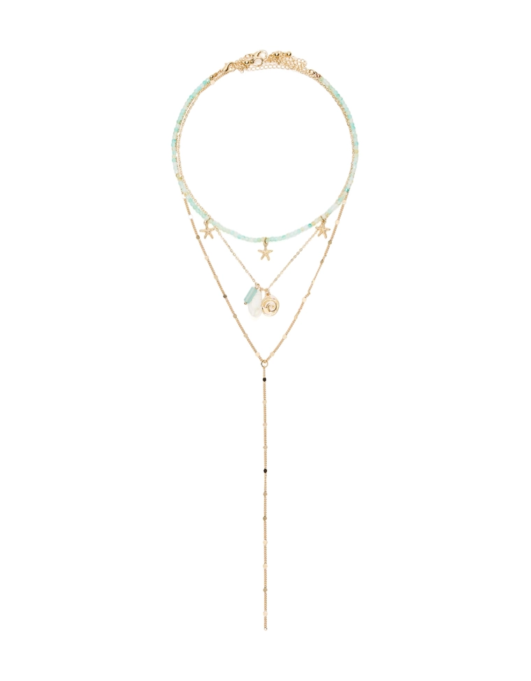 Ожерелье с морскими подвесками