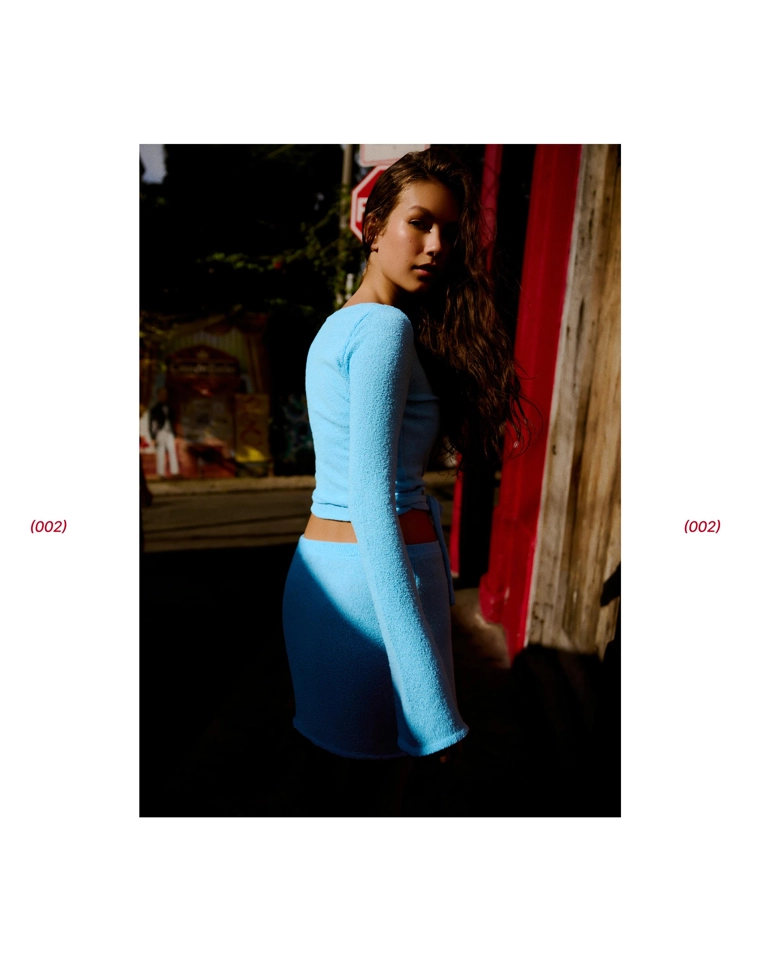 Кардиган в стиле рустик с запахом