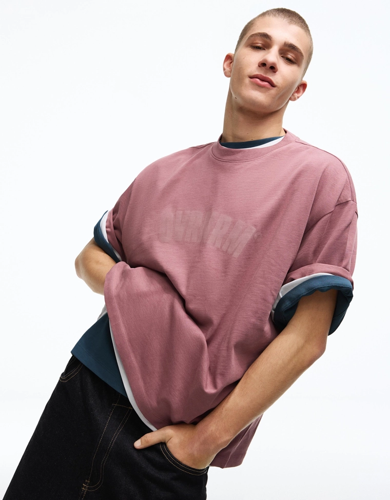 Футболка с короткими рукавами и принтом