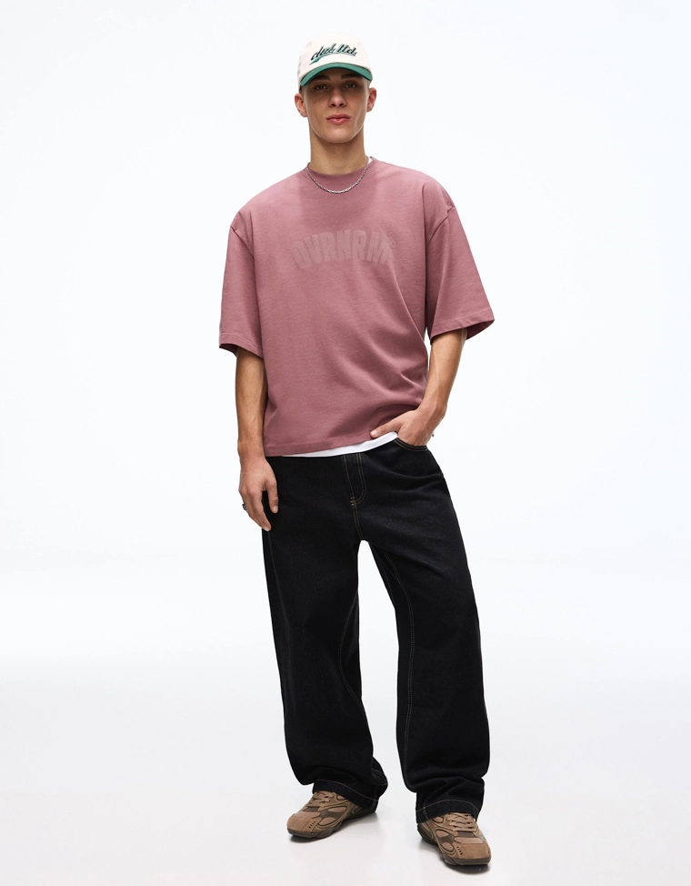 Футболка с короткими рукавами и принтом