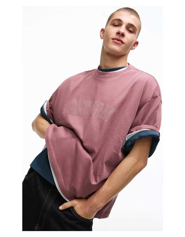 Футболка с короткими рукавами и принтом