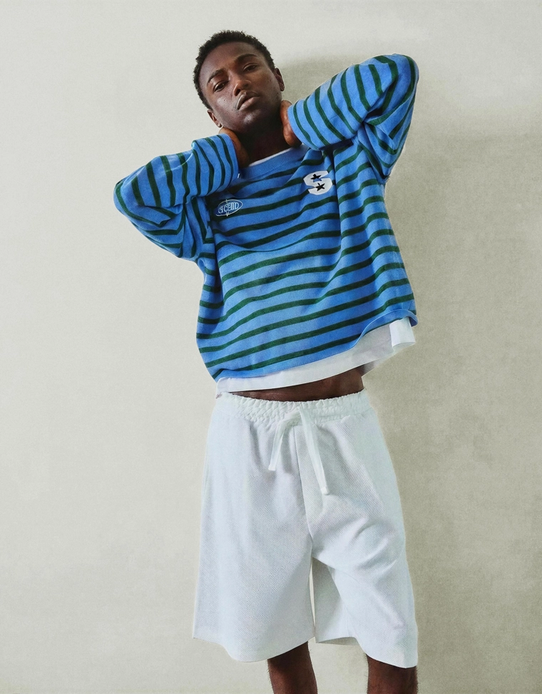 Шорты-бермуды из твила