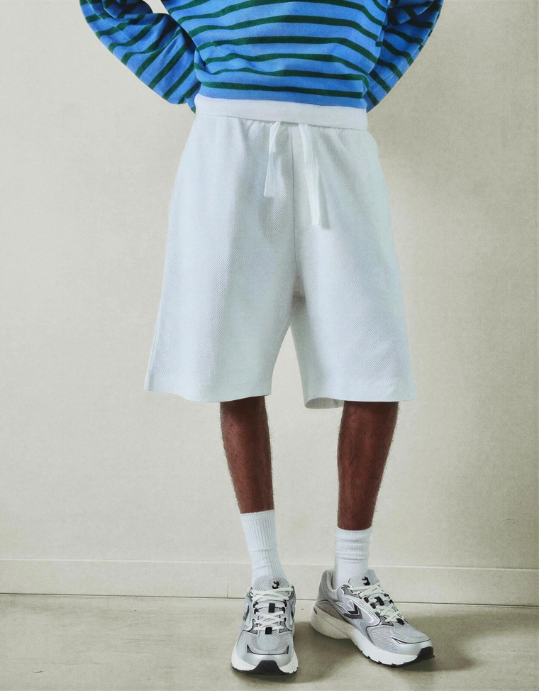 Шорты-бермуды из твила