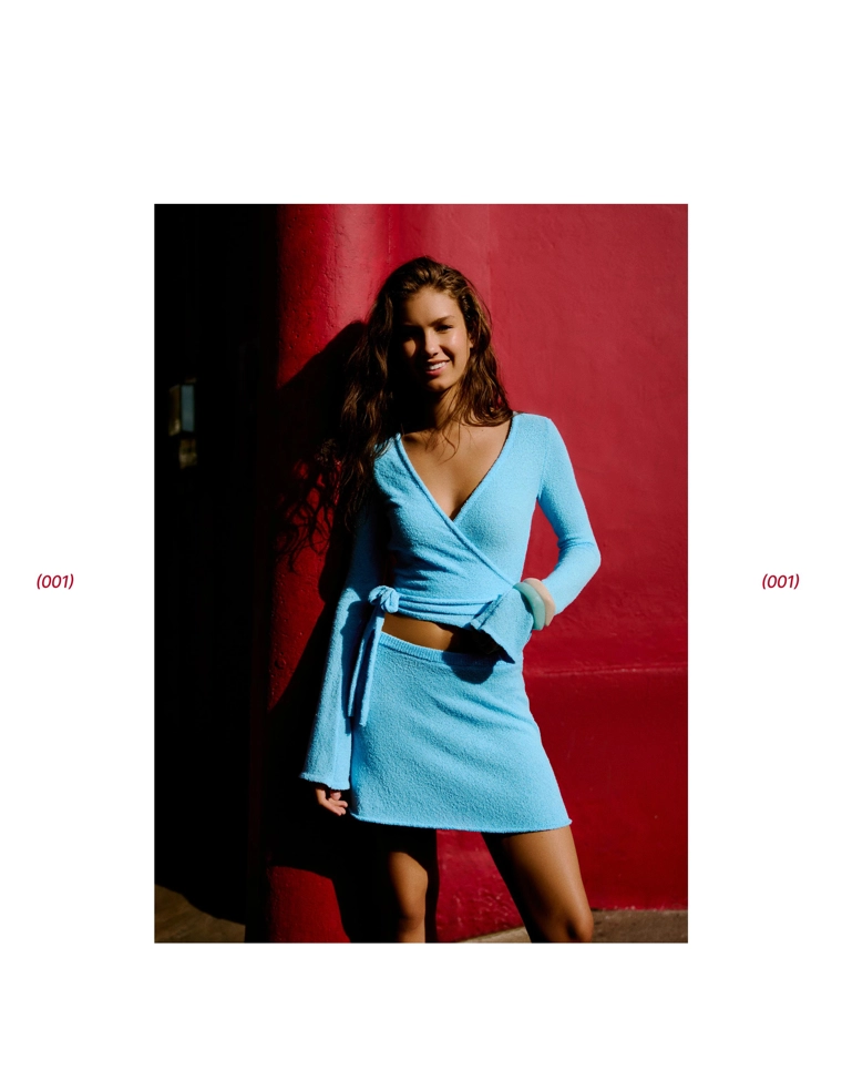 Мини-юбка в стиле рустик