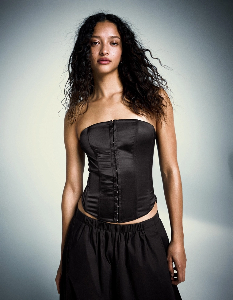 Топ-бандо из сатина