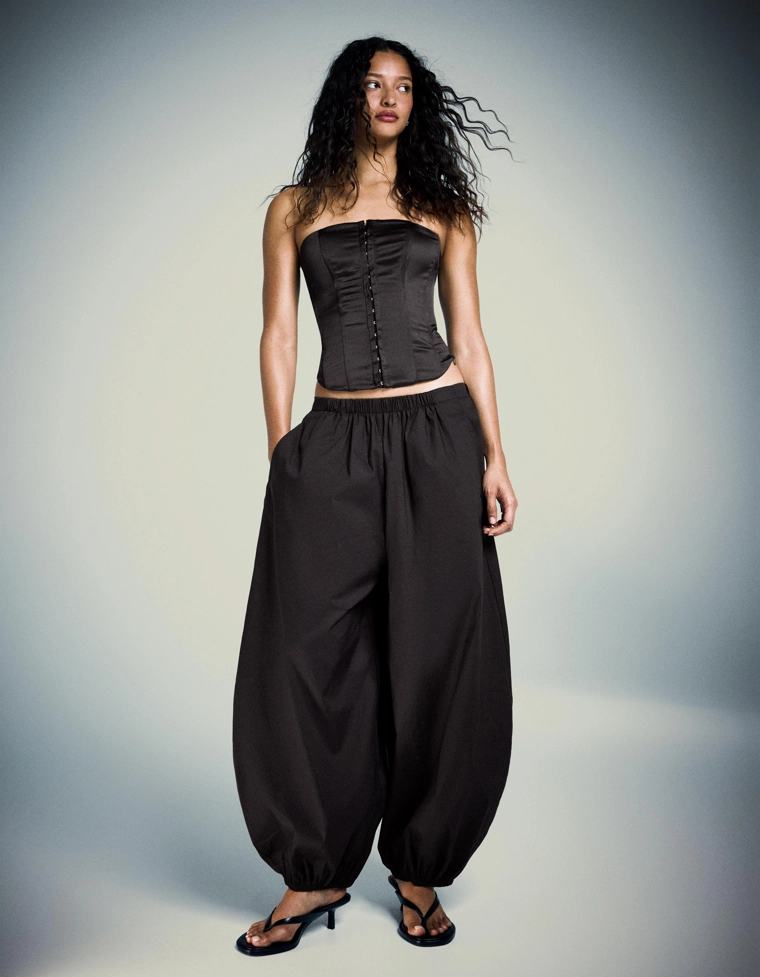 Топ-бандо из сатина