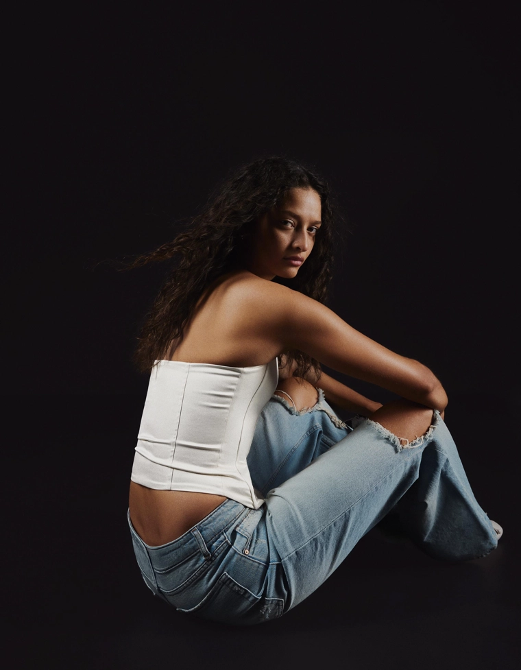 Топ бандо из сатина