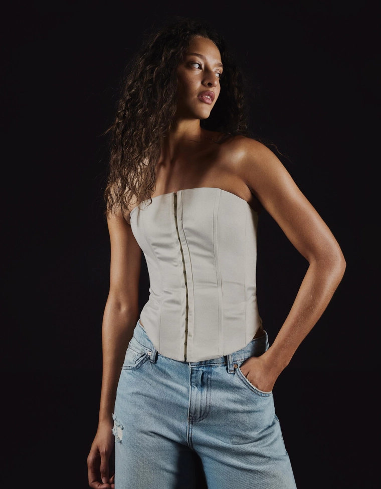 Топ бандо из сатина