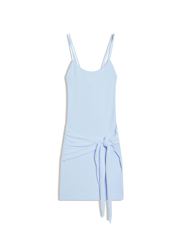 Платье мини со шнуровкой