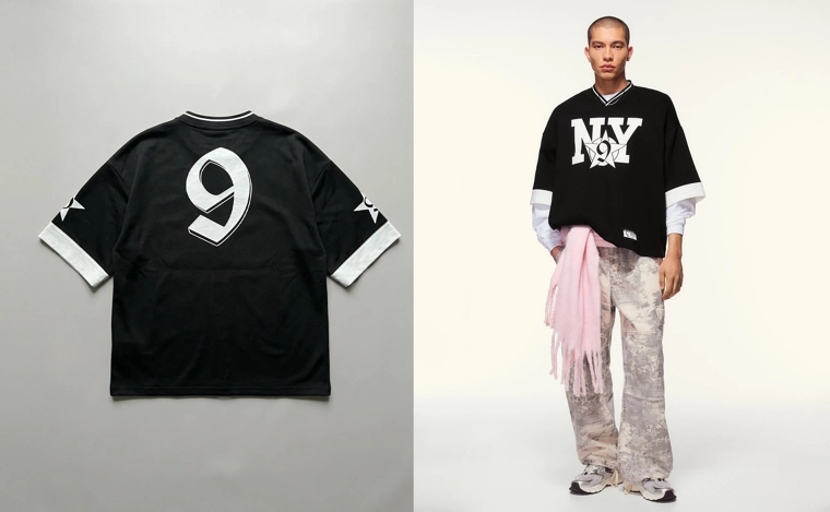 Спортивная футболка с короткими рукавами и принтом