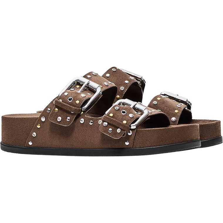 Сандалии с пряжками