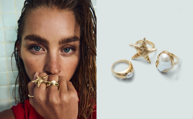 Набор колец «Морская звезда»