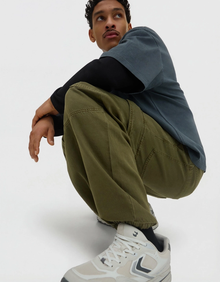 Джинсы-парашюты карго