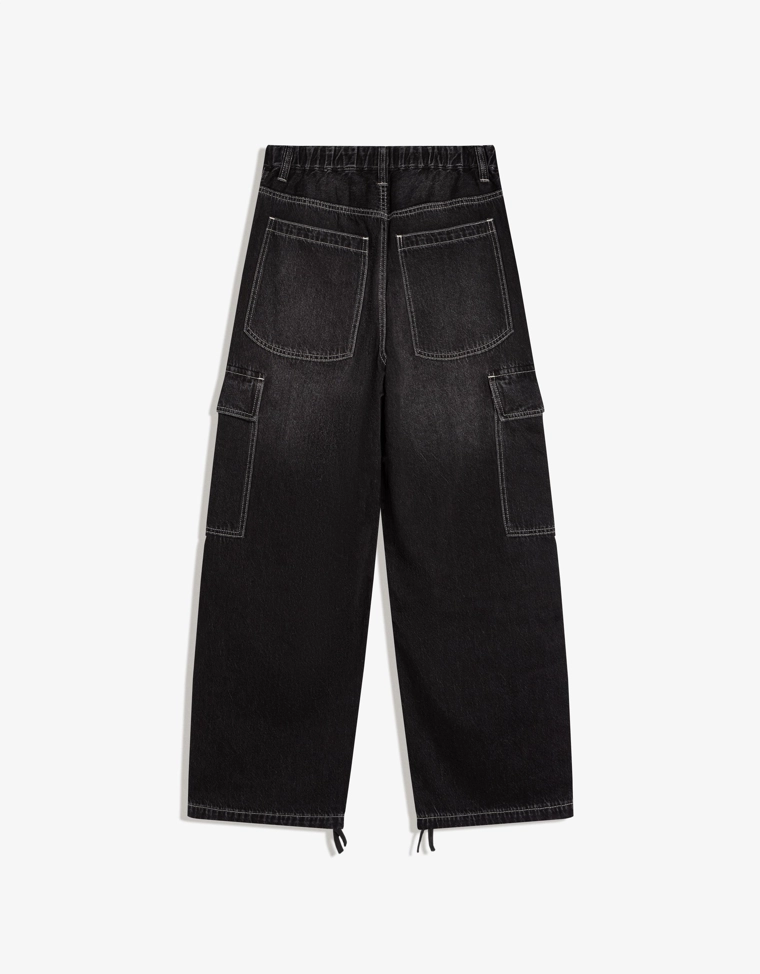 Джинсы-парашюты карго