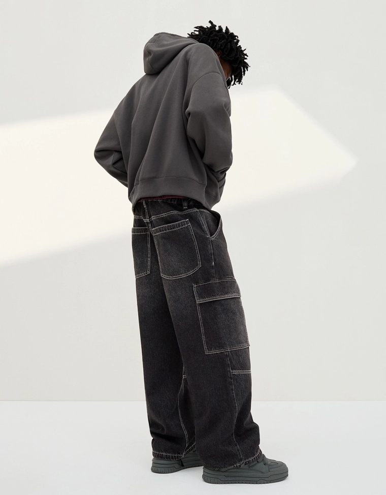 Джинсы-парашюты карго