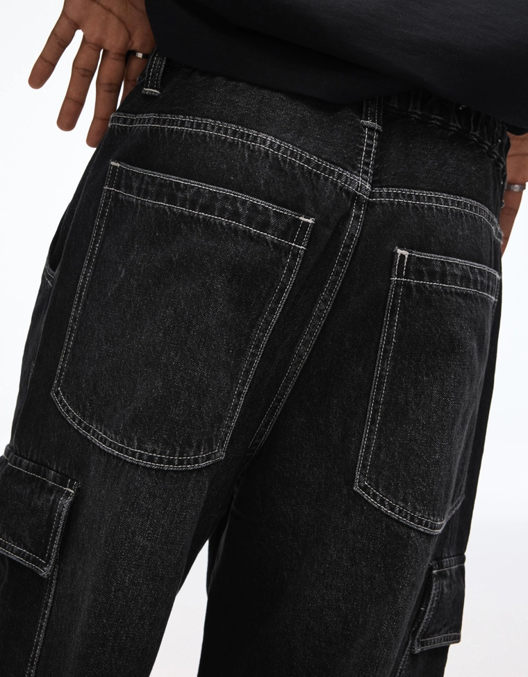 Джинсы-парашюты карго