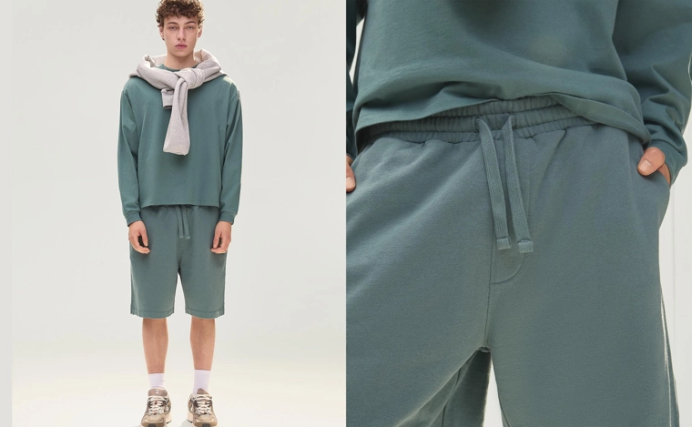 Базовые шорты-бермуды из мягкой ткани